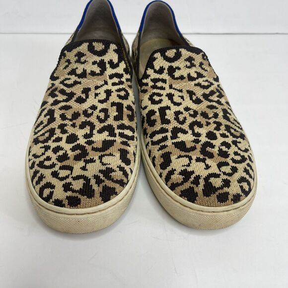 ROTHY'S Women's Camo Cat Animal Print Slip On Sneakers Shoes Flats Knit Sz 8.5 - Picture 3 of 8
